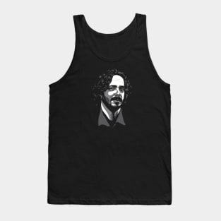 Edgar Wright greyscale Tank Top